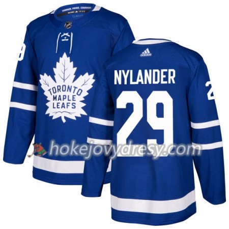 Pánské Hokejový Dres Toronto Maple Leafs William Nylander 29 Adidas 2017-2018 Modrá Authentic